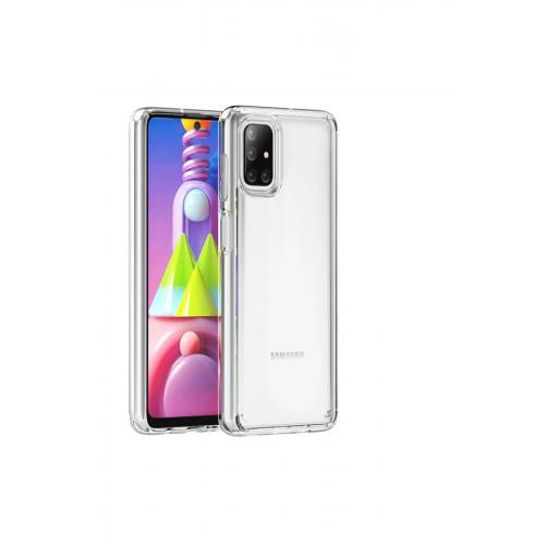 Samsung Galaxy M51 Kılıf Lüx Şeffaf Silikon