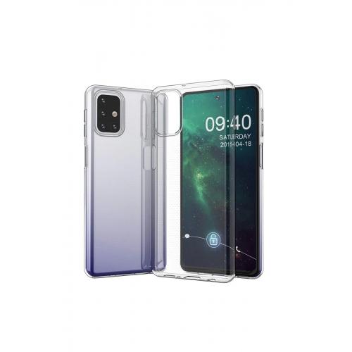 Samsung Galaxy M31s Kılıf Lüx Şeffaf Silikon