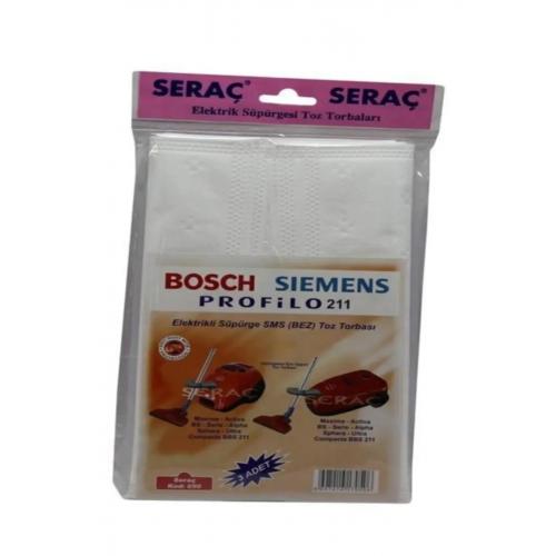 Seraç Bez Süpürge Torbası Bosch Siemens No:050 Süpürge Torbası