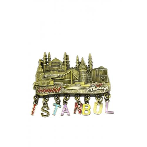 Metal İstanbul Temalı Yöresel Magnet 2alk86