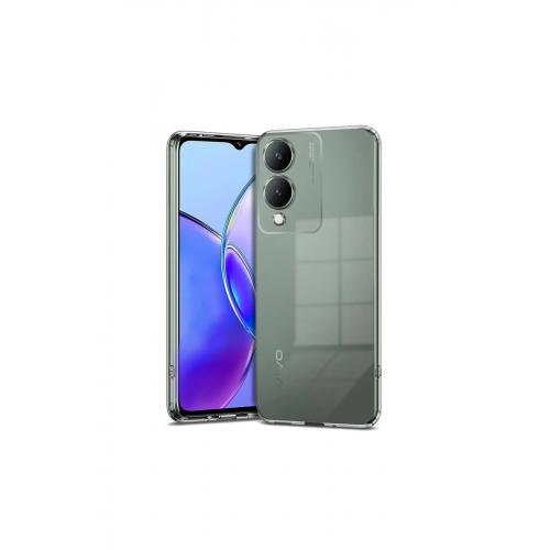 Vivo Y17s Kılıf Lüx Şeffaf Silikon