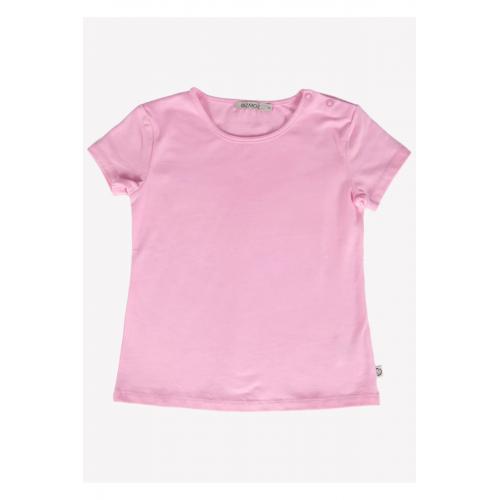 Kız Çocuk Pembe Yazlık Short T-shirt Takım