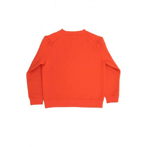 Kız Çocuk Recycle Pamuk Orange Sweatshirt