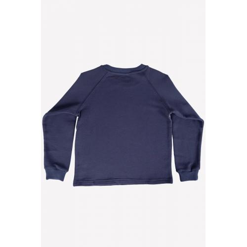 Organik Erkek Çocuk Sweatshirt - Nature - Lacivert