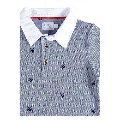 Erkek Çocuk Organik Polo Yaka T-shirt - Silvio