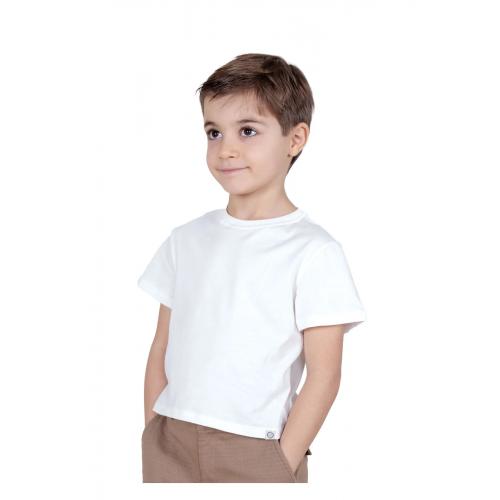 %100 Organik Pamuk unisex Çocuk Tshirt