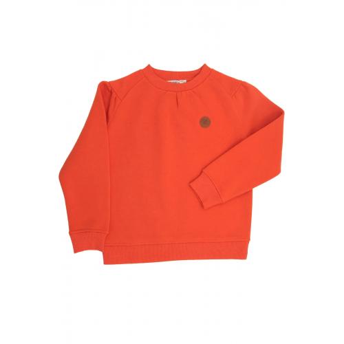 Kız Çocuk Recycle Pamuk Orange Sweatshirt