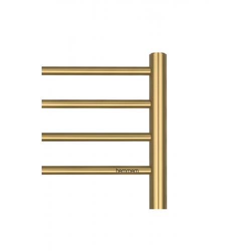 750x500mm Paslanmaz Çelik Havlupan Bluebell Fırça Brass Gold Altın