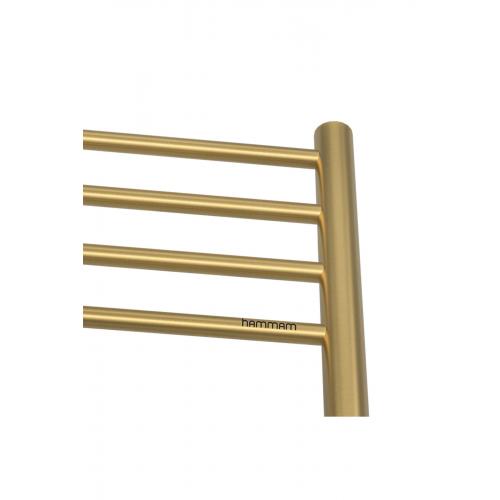 750x500mm Paslanmaz Çelik Havlupan Bluebell Fırça Brass Gold Altın