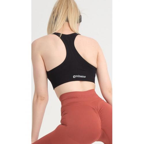 Kalın Askılı Push Up Toparlayıcı Esnek Seamless Spor Bra