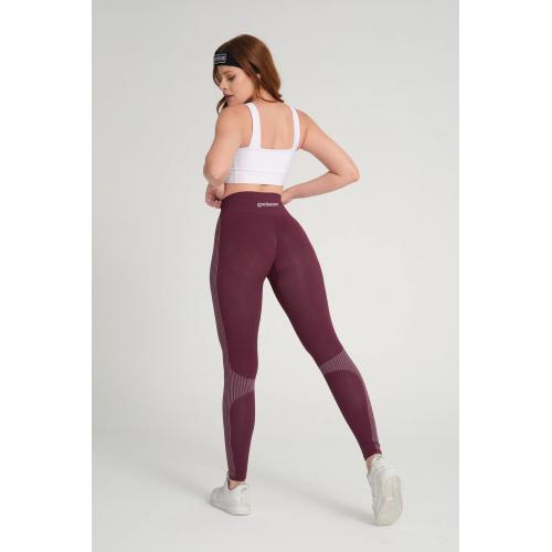 Mürdüm Kalçası Büzgülü Push Up Kalça Şekillendirici Spor Fitness Seamless Tayt