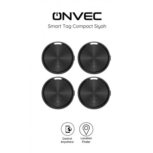 Smart Tag Compact Siyah 4 Adet