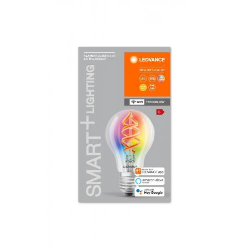 Ledvance SMART+ Filament Classic RGBW 30 4.5 W/2700 K E27 LED Ampul