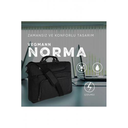 Norma 17-17,3 Inç Siyah Evrak Ve Laptop Çantası