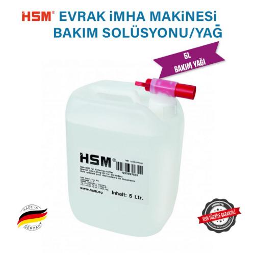 HSM Evrak imha Makinesi Yağı 5Lt/ Bakım solüsyonu