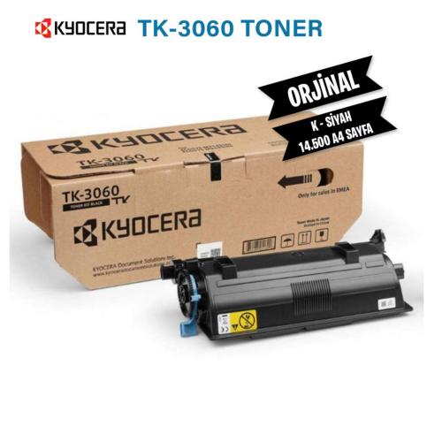 KYOCERA TK-3060 Orjinal Toner Siyah - Ecosys M3145idn - M3145dn - M3645idn - M3645dn