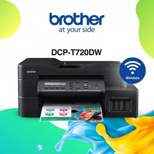 BROTHER DCP-T720DW Renkli A4 Çok Fonksiyonlu Mürekkep Tanklı Yazıcı