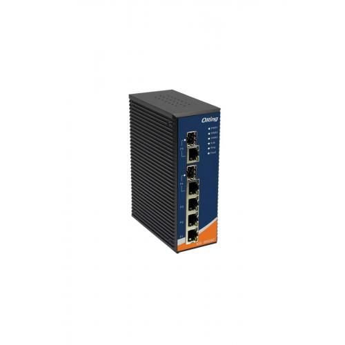 Rugged 3x 10/100/1000TX (RJ-45) + 2x 100/1000 Combo (SFP/RJ-45) (EN50155)