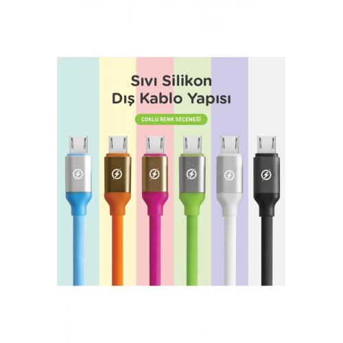 Micro Usb 3a Hızlı Şarj Ve Data Kablosu