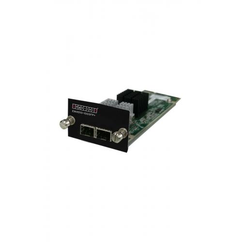 Dual port 10G SFP+ optional uplink module for ECS4510 & ECS4620 Series