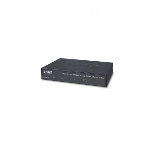 5-Port 10/100/1000T +1-Port 1000X SFP Gigabit Ethernet Switch