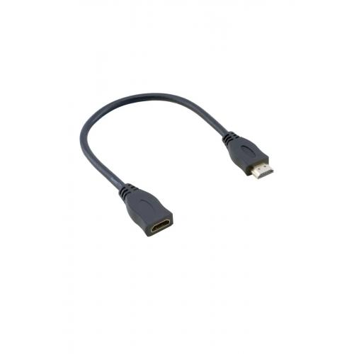 HDMI Erkek - HDMI Dişi Port HDMI Uzatma Kablosu - 30cm