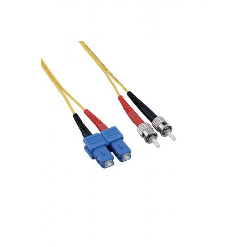 Fiber Optik LSZH Patch Kablo SC/ST Single Mode 9/125 Duplex - 3m (2.0mm)
