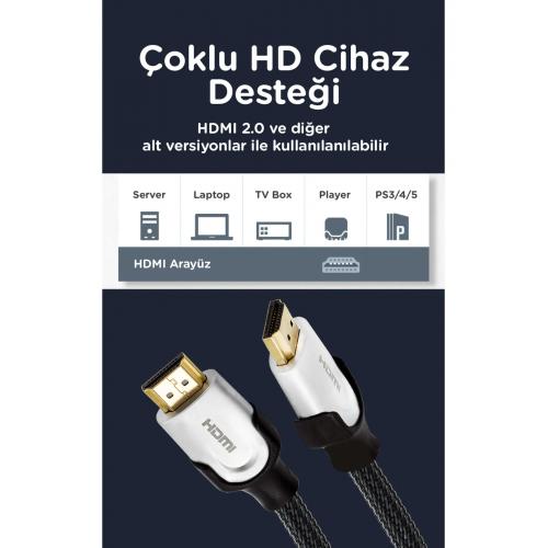 4k Ultra Hd Premium Hdmı 2.0 Kablo 5mt