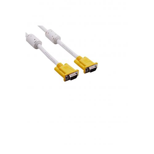 VGA Erkek - Erkek Premium Görüntü Kablosu - Filtreli - 100m