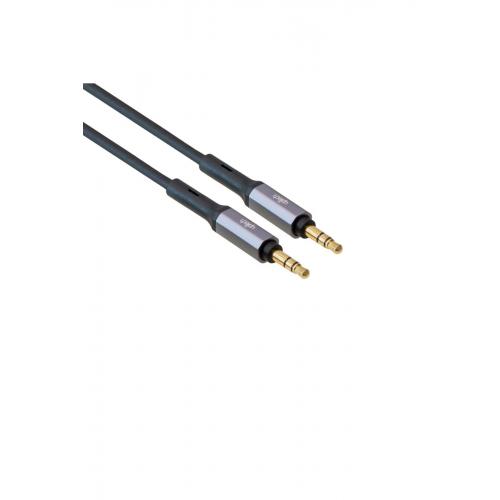 3.5mm Stereo Male to Male Metal Plug Car Aux Cable Gold Plated 5m