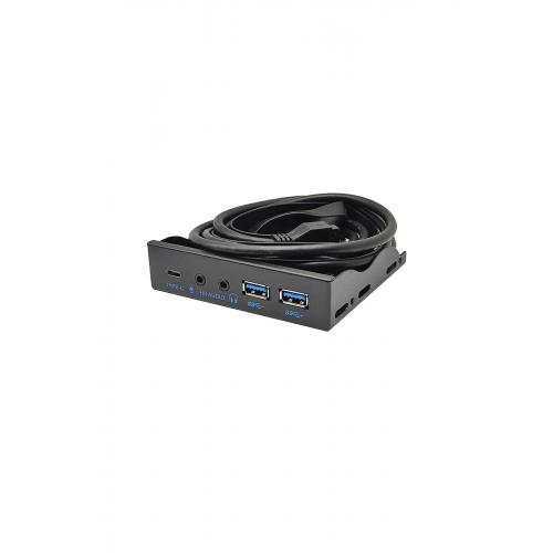 AquaGen USB3.2 Gen2 2xUSB A + 1xType-C + Ses ve Mikrofon 3.5