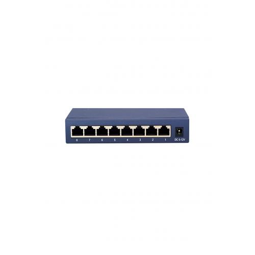 8 Port 10/100/1000Mbps Yönetilemeyen Ethernet Switch