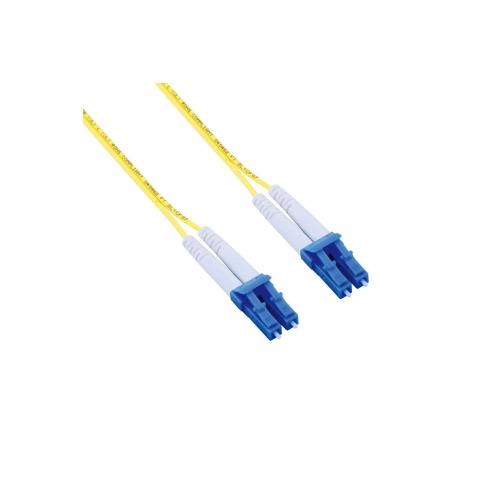 Fiber Optik LSZH Patch Kablo LC-LC Single Mode 9/125 Duplex - 3m (2.0mm)