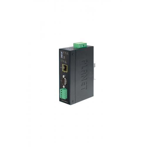 IP30 Industrial RS232/RS-422/RS485 to 100Base-FX Fiber Optic (SFP) Converter
