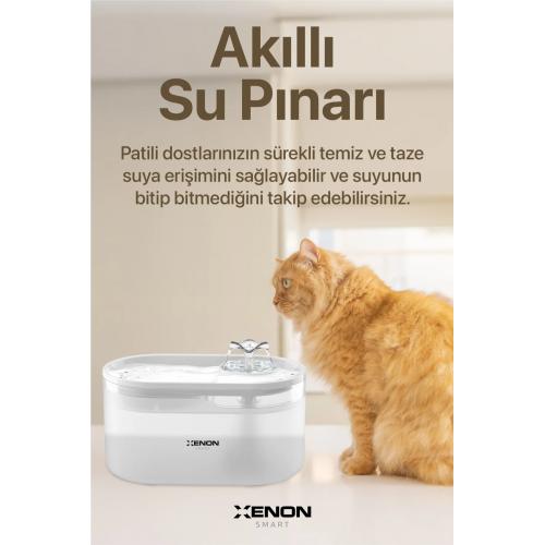 Akıllı Kedi Köpek Su Pınarı Su Kabı Wi-fi Destekli