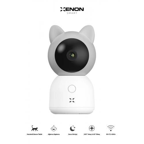 Akıllı Bebek Kamerası Sıcaklık ve Nem Ölçümü ve Ninni Çalma Smart Baby Camera