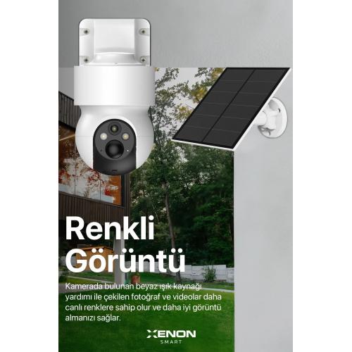 Akıllı Dış Ortam Kamerası Güneş Enerjili 4G Sim Kartı Destekli Smart Outdoor Camera