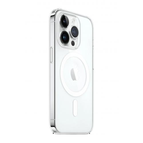 Iphone 14 Pro Max Için Magsafe Özellikli Mika Sert Kristal Şeffaf Kılıf