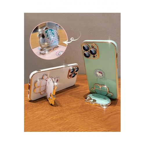 Hello Kitty Görünümlü Aynalı Universal Tip Telefon Standı
