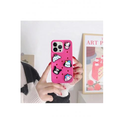 iPhone 13 Pro Max Premium Tasarım Hello Kitty Jel Silikon Kılıf