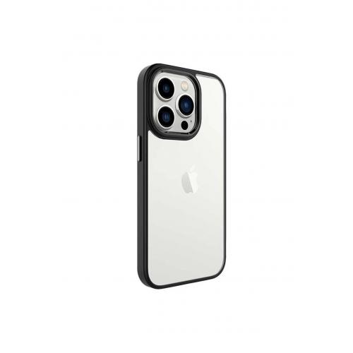 iPhone 15 Pro Max Mika Sert Silikon Çerçeve Kılıf