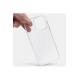 Iphone 15 Pro Mika Sert Premium Silikon Kılıf - Clear White - Arka Yüzeyi Hafif Simli