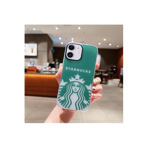 Iphone 11 Uyumlu Starbucks Hologramlı Silikon Mika Kılıf