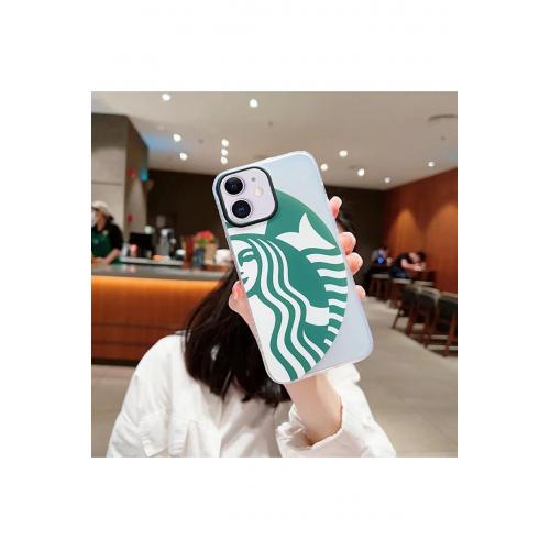 Iphone 11 Starbucks Hologramlı Silikon Mika Kılıf