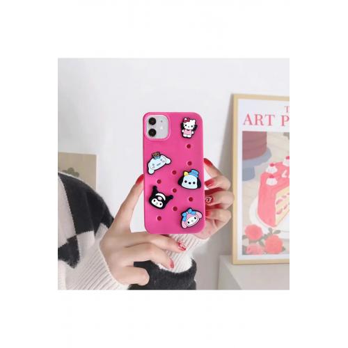 iPhone 11 Premium Tasarım Hello Kitty Jel Silikon Kılıf