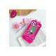 iPhone 14 Uyumlu  Pro Barbie Desenli PonPon Aksesuarlı Premium Kılıf