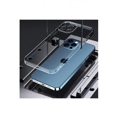 iPhone 15 Pro Max Silikon Kılıf - Clear White