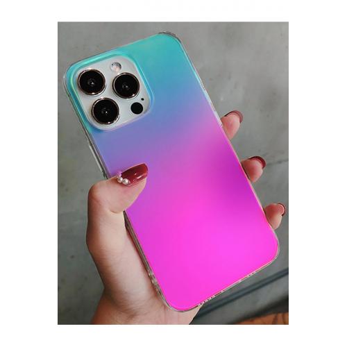 Iphone 13 Pro Max Uyumlu Sky Colorful Degrade Hologramlı Silikon Kılıf