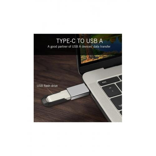 Dr01 Macbook Uyumlu Type-c - Usb 3.0 Otg Usb Flash Driver Klavye Mouse Dönüştürücü Adaptör