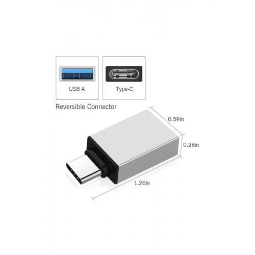 Dr01 Macbook Uyumlu Type-c - Usb 3.0 Otg Usb Flash Driver Klavye Mouse Dönüştürücü Adaptör